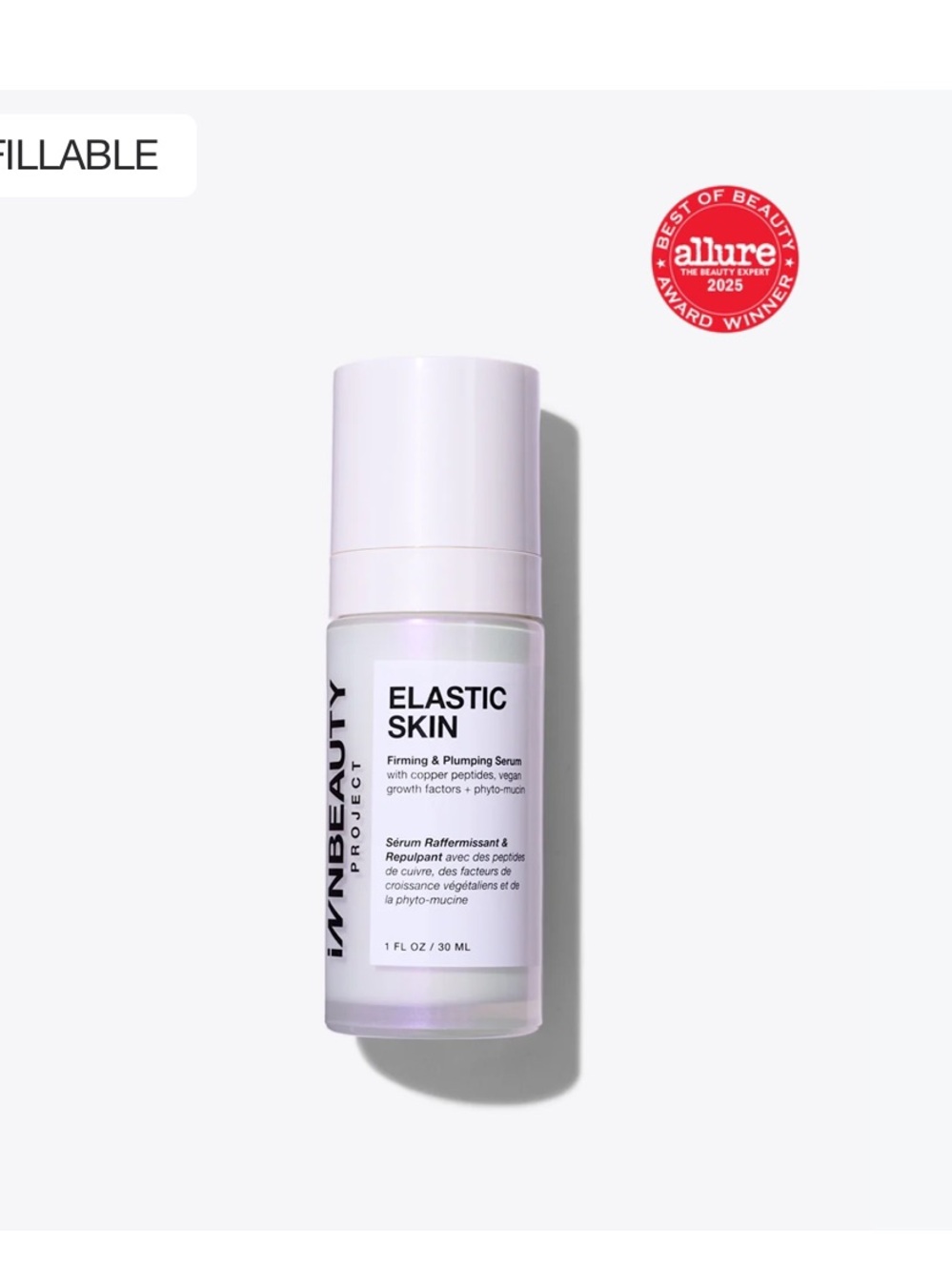 Innbeauty Project Elastic Skin Firming & Plumping Serum - White
